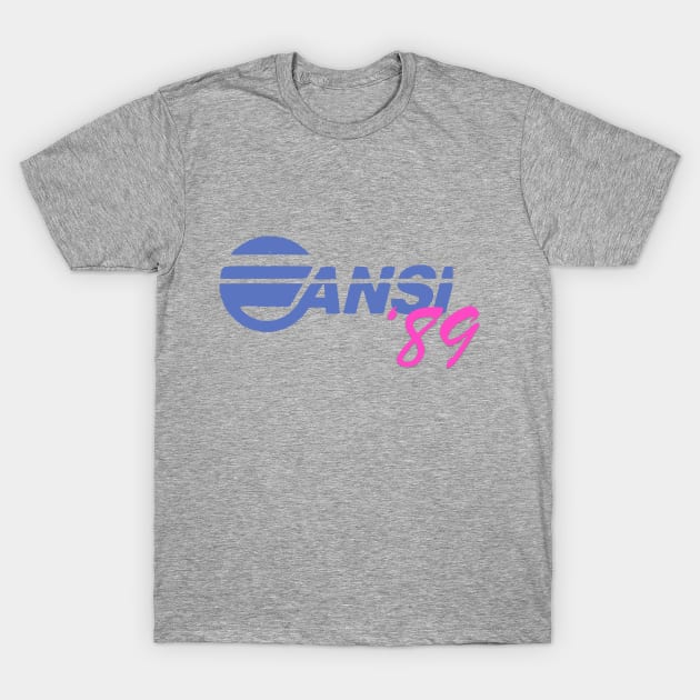 ANSI '89 T-Shirt by TeeWunsch